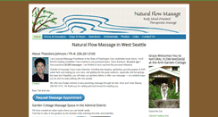 Desktop Screenshot of naturalflowmassage.com