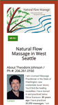 Mobile Screenshot of naturalflowmassage.com
