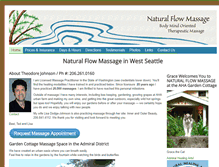 Tablet Screenshot of naturalflowmassage.com